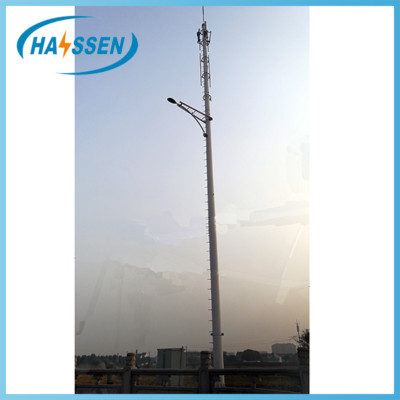 Self support communication poles for telecom company丨Hanssen Steel ...