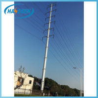 Power Poles/ Electric Poles For Power Transmission Line From 10KV-230KV