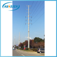 Power Poles/ Electric Poles For Power Transmission Line From 10KV-230KV